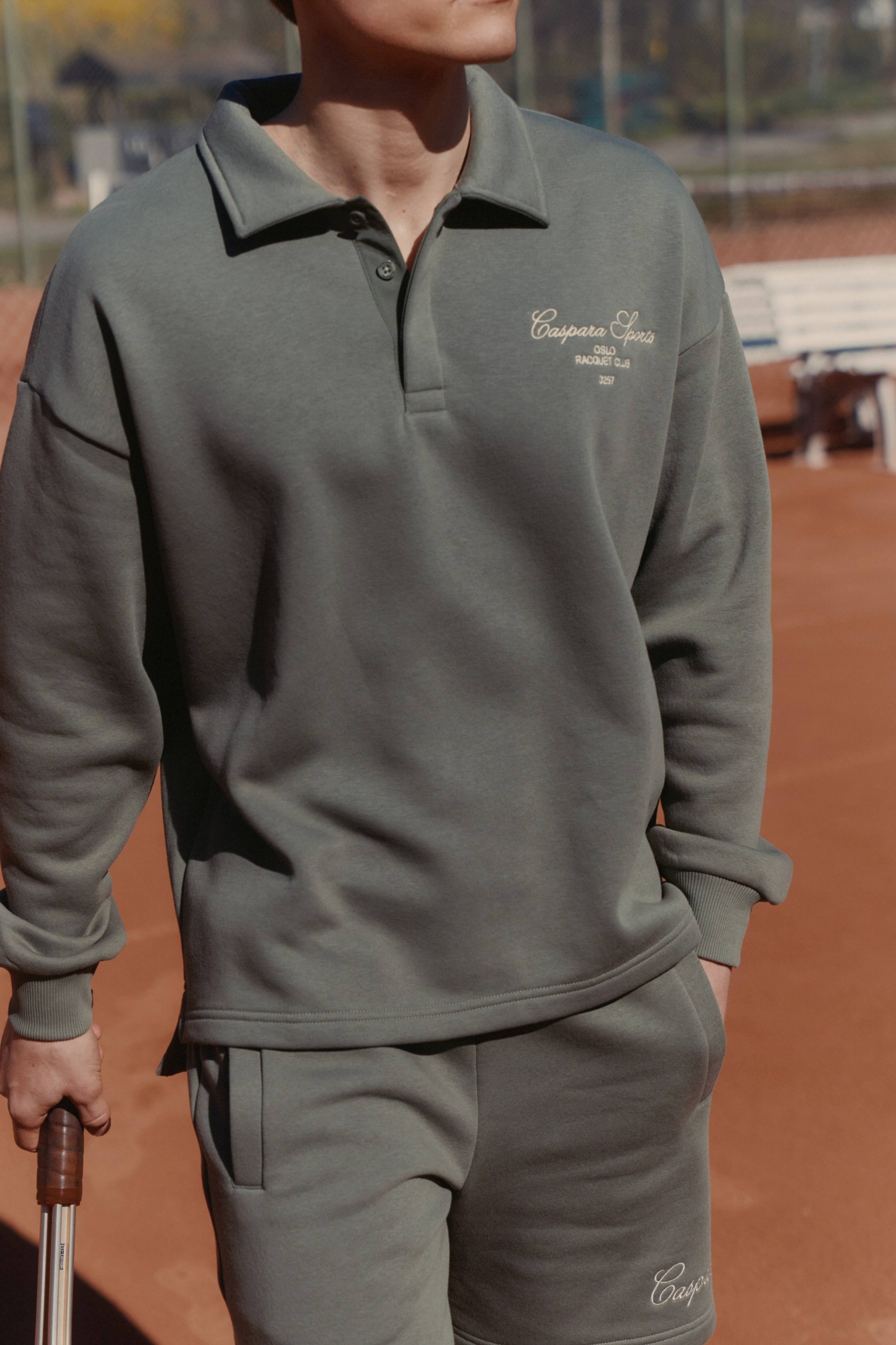 M. Racquet Club Rugby Shirt - Dark Green